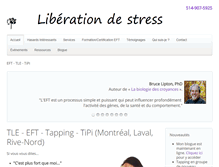 Tablet Screenshot of liberationdestress.com